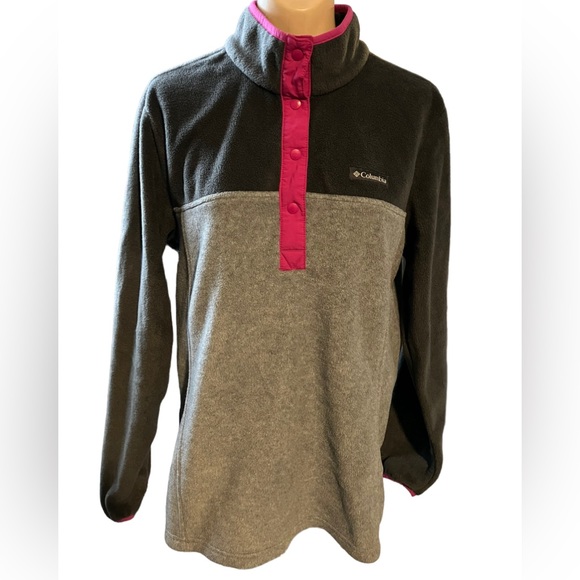 Columbia Snap Fleece Pullover Size Large - Picture 1 of 8
